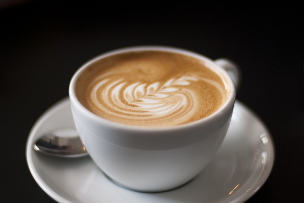 Flat White s latte artem